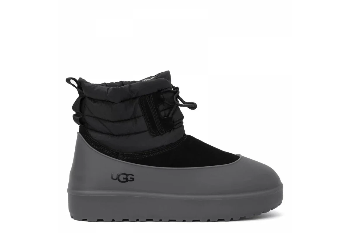 Mens Classic Mini Lace-Up Black, Черный