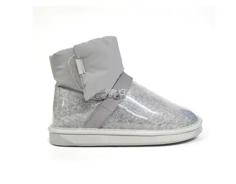 Clear Quilty Boots Grey, Графит