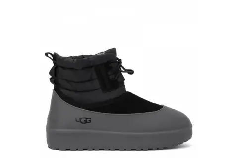 Mens Classic Mini Lace-Up Black, Черный