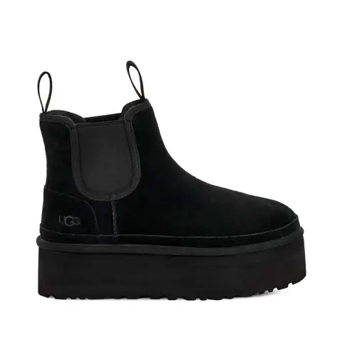 Neumel Platform Chelsea Boot Black, Черный