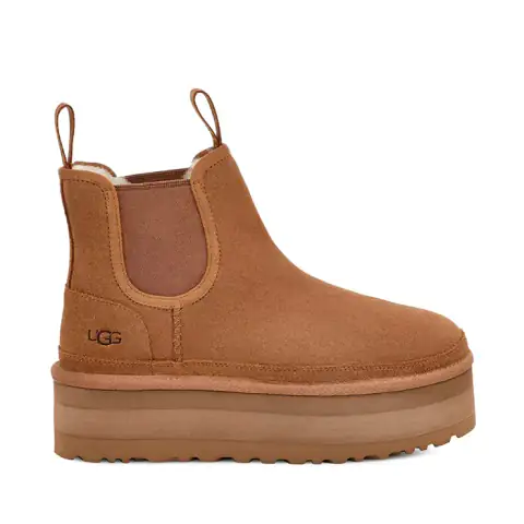 Neumel Platform Chelsea Boot Chestnut, Каштан