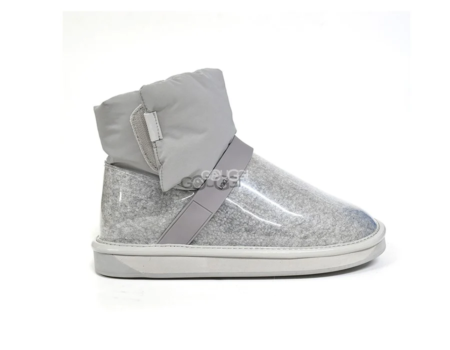 Clear Quilty Boots Grey, Графит