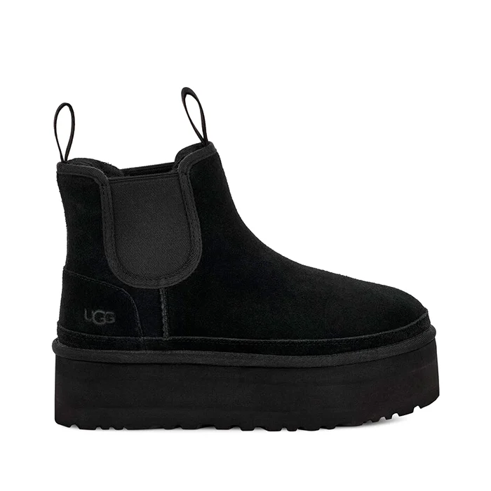 Neumel Platform Chelsea Boot Black, Черный