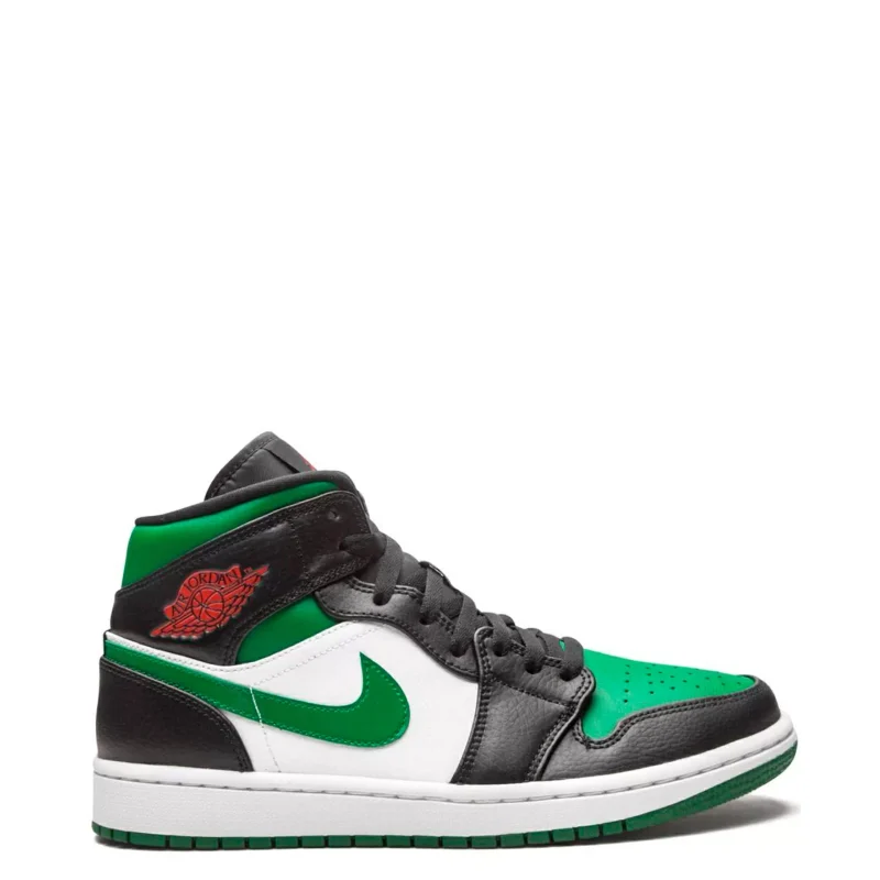 Jordan 1 Mid Green Toe, GREEN
